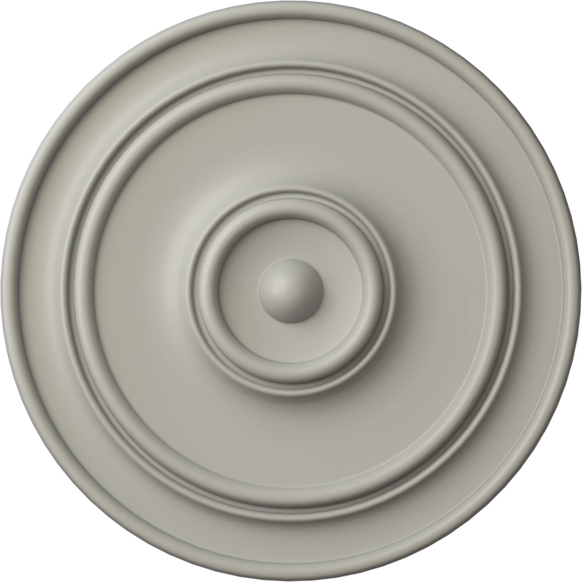 54"OD x 4 7/8"P Large Classic Ceiling Medallion (Fits Canopies up to 13 1/2"), Hand-Painted Pot of Cream