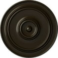 thumbnail image 1 of 54"OD x 4 7/8"P Large Classic Ceiling Medallion (Fits Canopies up to 13 1/2"), Hand-Painted Stone Hearth, 1 of 6