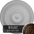 thumbnail image 1 of 54"OD x 4 7/8"P Large Classic Ceiling Medallion (Fits Canopies up to 13 1/2"), Hand-Painted Walnut, 1 of 14