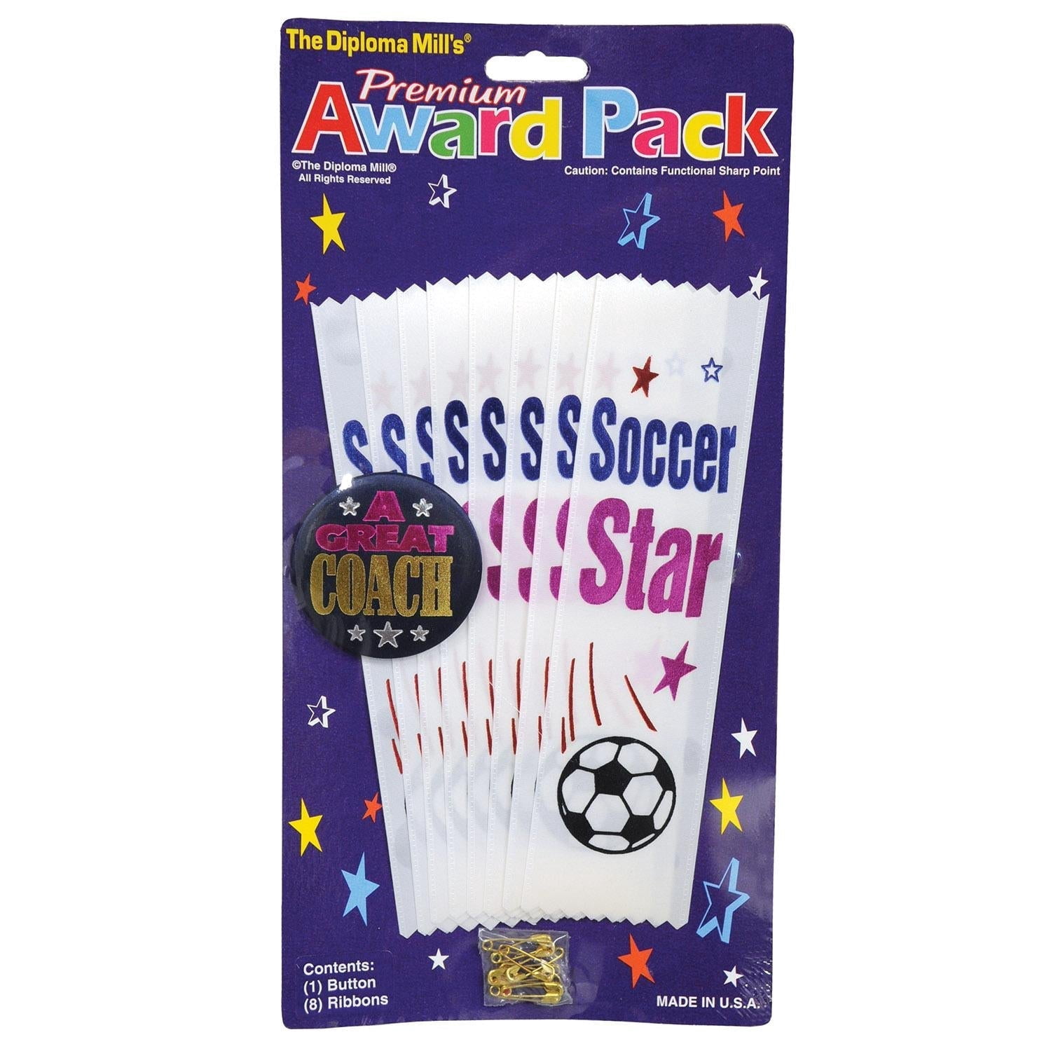 54 Piece Bulk Soccer Award Party Pack