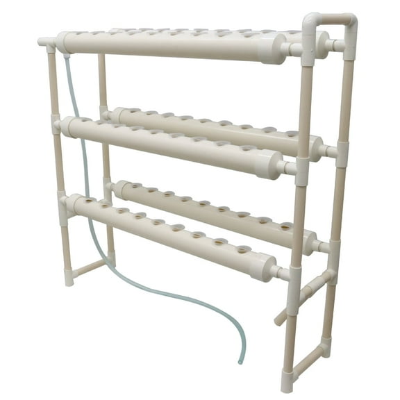 54 Plant Hydroponic Planting System Gardening Grow Kit 6 Pipes with Water Pump 110V