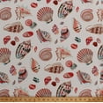 thumbnail image 1 of 54" Sun N" Shade Indoor/Outdoor Seashells Sea Shells Beach Ocean Nautical Low Tide Waverly Heavy Duty Teflon Finish Decorator Weight Fabric by the Yard (D795.29), 1 of 1