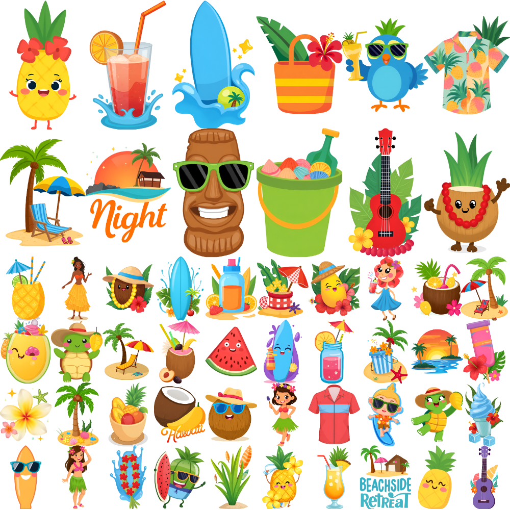 54 Temporary Tattoo Stickers Waterproof Long-lasting Body Stickers ...