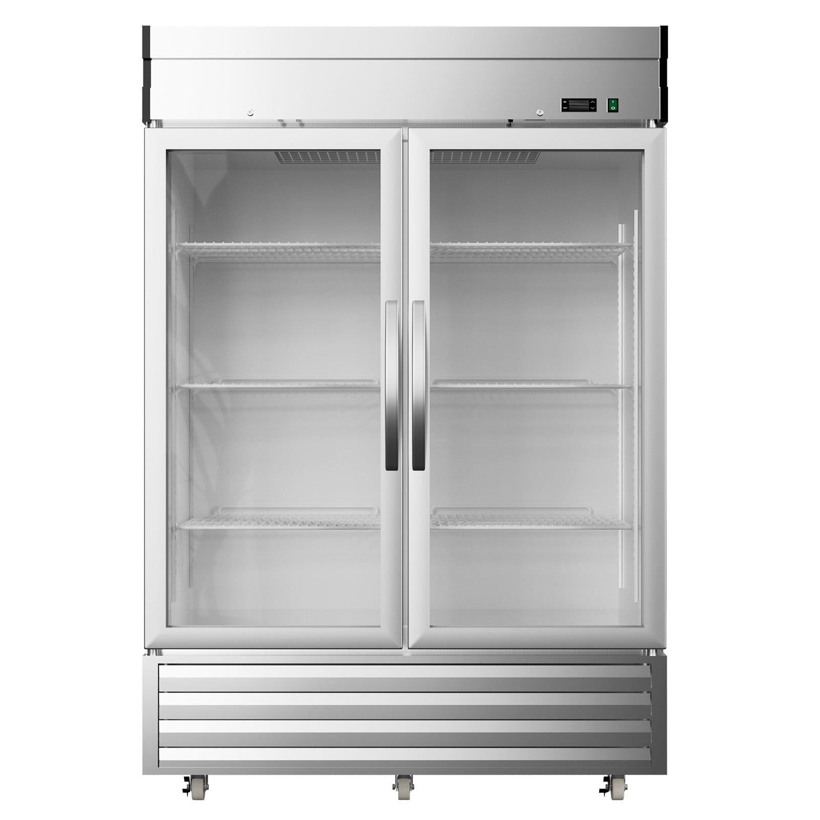 54"W 49 Cu.ft Commercial Refrigerator, NSF Stainless Steel Upright