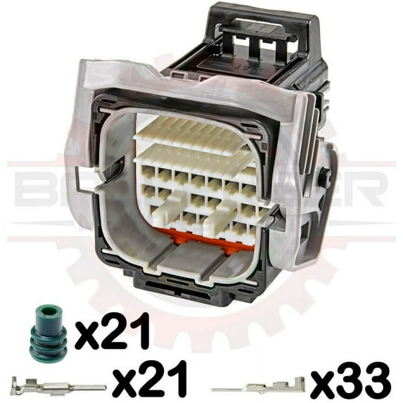 54 Way Mixed 090+040 Yazaki Receptacle Connector Kit (Engine Side) Compatible with Subaru Bulkhead