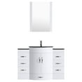 thumbnail image 1 of 54 White Vanity Set - One 30 Sink Base, Two 12 Drawer Bases (LV5-C5-54-W), 1 of 4