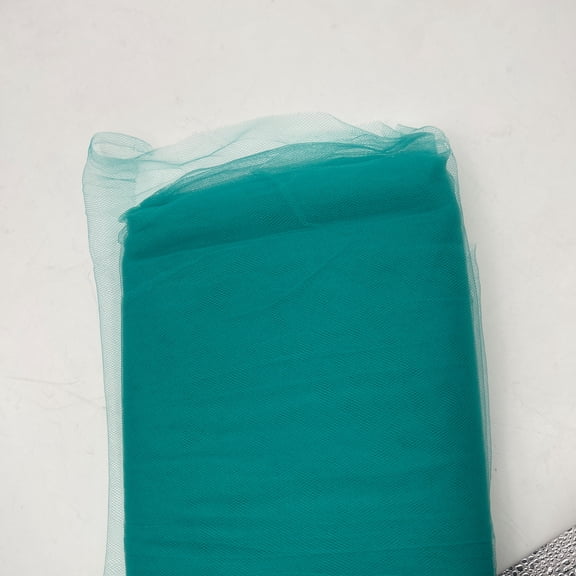 54" Wide 100% Polyester Tulle Non-Stretched Fabric by the Bolt (40 Yards) - Lightweight, Breathable & Anti-Wrinkle for Bridal, Costumes, Decorations & Backdrop