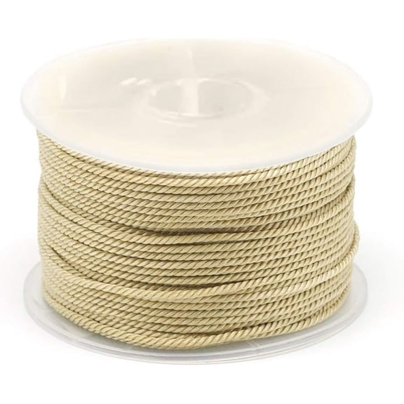 54 Yards 1.5mm Twisted Craft Nylon Rope Decor Trim Cord Multipurpose Utility Nylon Thread Cord
