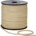 thumbnail image 1 of 54 Yards Braid Nylon Rope 3mm Golden Blinds String Wind Chime Cord Replacement Strong Survival Rope for Crafting DIY Projects Camping Hiking Outdoor Activities, 1 of 9