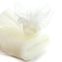 54" by 25 Yards Premium Tulle Fabric Bolt For Crafts, Weddings, Party Decorations, Gifts - Ivory