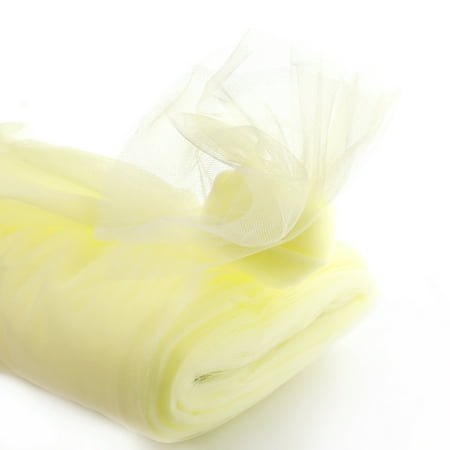 54" Tulle Fabric Bolt - Lemon