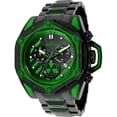 thumbnail image 1 of 54 in. Dia. 26 mm Mens Sea Monster Quartz Chronograph Black, White & Green Dial Watch, 1 of 1