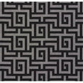 thumbnail image 1 of 54 in. Wide Black And Silver Shiny Geometric Two Toned Maze Silk Satin Upholstery Fabric, 1 of 1