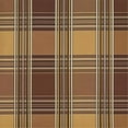 thumbnail image 1 of 54 in. Wide Brown And Gold Shiny Stripes Plaid Silk Satin Upholstery Fabric, 1 of 1