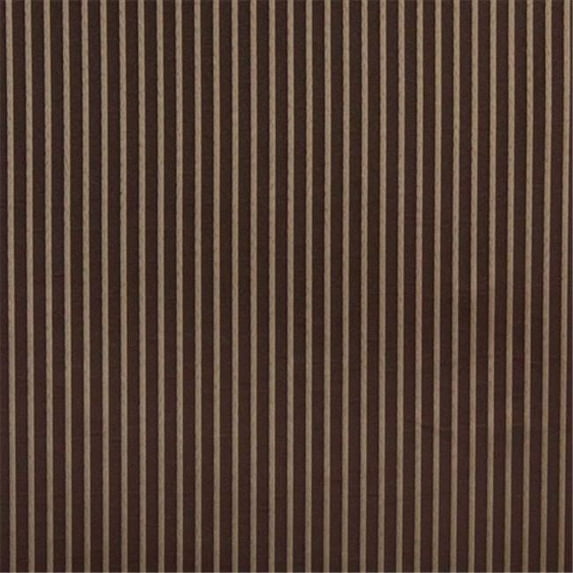 54 in. Wide Brown, Striped Jacquard Woven Upholstery Fabric