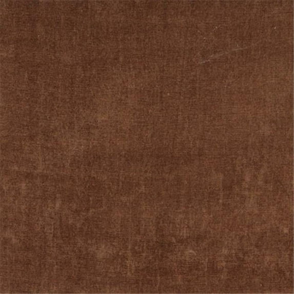 54 in. Wide Light Brown Smooth Polyester Velvet Upholstery Fabric