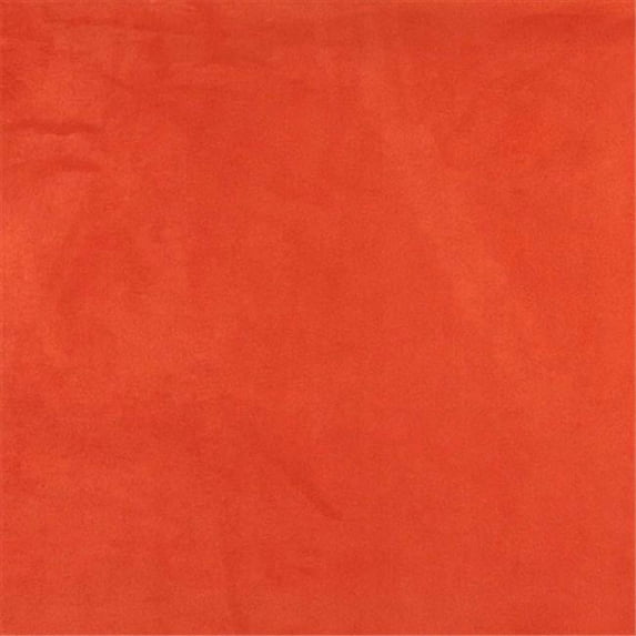 54 in. Wide Orange, Microsuede Upholstery Grade Fabric