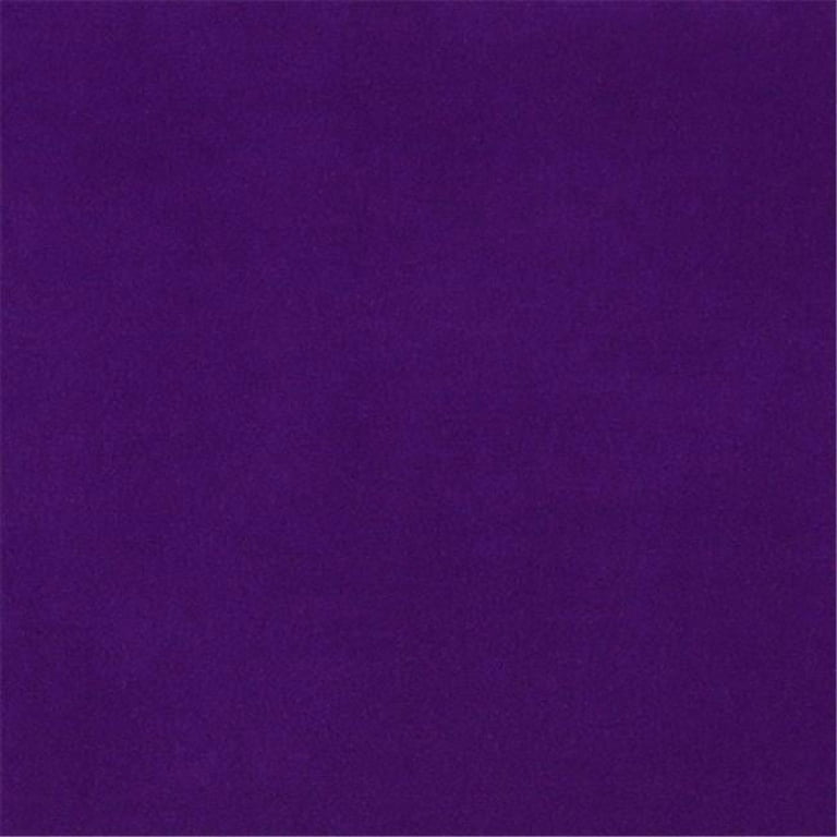 Purple, Solid Plain Upholstery Velvet Fabric By The Yard