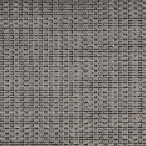 54 in. Wide Silver- Metallic Thin Basket Woven Upholstery Faux Leather - Silver