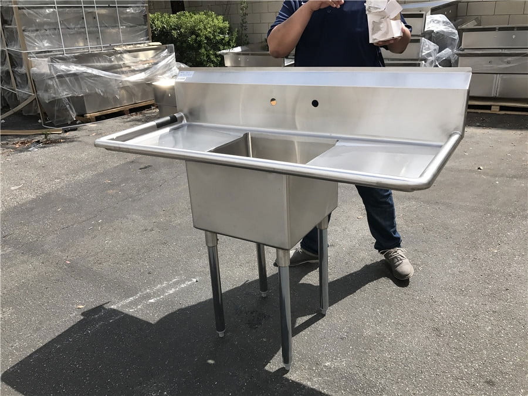 54 ins one compartment sink NSF C1T181812-18LR