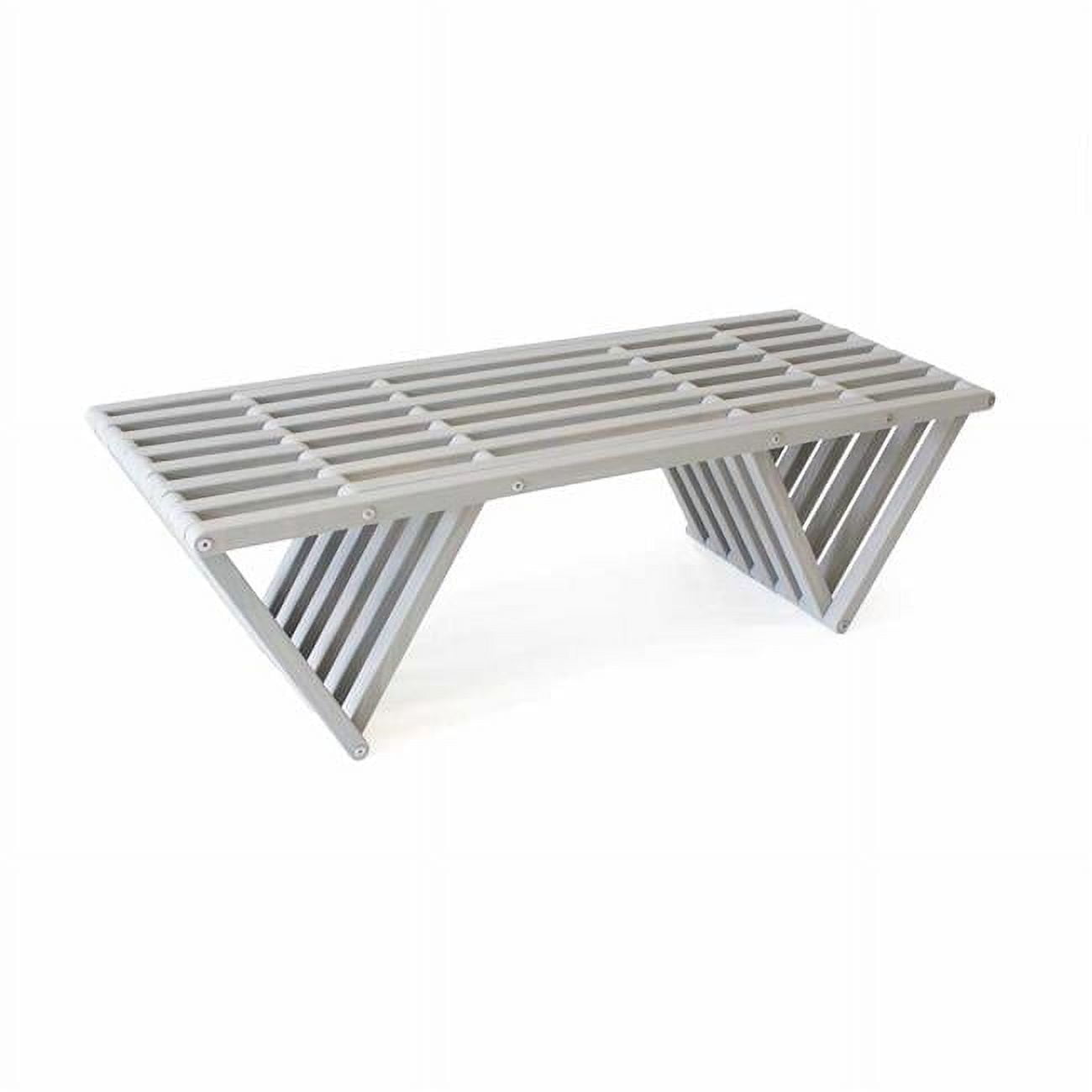 54 x 20 x 17 in. Wooden Backless Bench - Two Seat, Phoenix Fossil ...