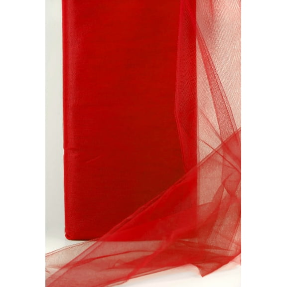 54" x 30' (10 yards) Red Net Wrapping Tulle Bolt