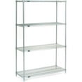 thumbnail image 1 of 54 x 36 x 14 in. Nexel Stainless Steel Starter Wire Shelving, 1 of 1