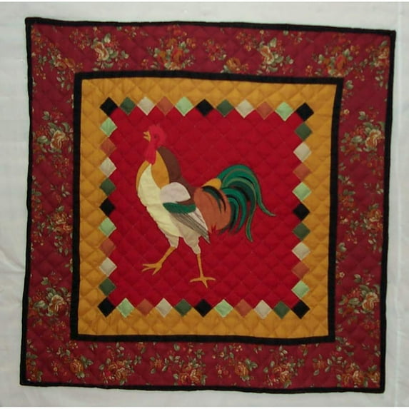 Rooster Table Topper 54" x 54"