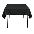 thumbnail image 1 of 54" x 54 inch Square Overlay Tablecloth 100% polyester Wholesale Wedding party", (Color: Black), 1 of 1