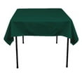 thumbnail image 1 of 54" x 54 inch Square Overlay Tablecloth 100% polyester Wholesale Wedding party", (Color: Hunter Green), 1 of 1