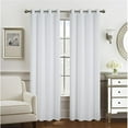 thumbnail image 1 of 54 x 84 in. Gilbert Solid Single Grommet Curtain Panel, White, 1 of 1