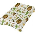 thumbnail image 1 of 54"x54" Clover and Gold Coins Rectangle TableclothSt. Patrick's Day Kitchen Decoration Dinner Rectangular Table Cover for Party Holiday Hotel BBQ-Machine Washable, 1 of 7