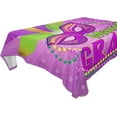 thumbnail image 1 of 54"x54" Mardi Gras Tablecloth Waterproof Washable Polyester Square Table Cover Durable Tablecloth for Kitchen Dining Table Party Decor, 1 of 7