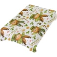 thumbnail image 1 of 54"x72" Cute Gnome and Clover Rectangle Tablecloth, St. Patrick's Day Kitchen Decoration, Rectangular Table Cover for Party Holiday Hotel BBQ-Machine Washable, 1 of 7