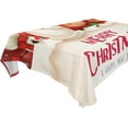thumbnail image 1 of 54"x72" Santa Claus Tablecloth, Waterproof Washable Polyester Square Table Cover, Durable Tablecloth for Kitchen Dining Table Party Decor, 1 of 7