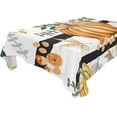thumbnail image 1 of 54"x72" Thanksgiving Pumpkin Tablecloth, Waterproof Washable Polyester Square Table Cover, Durable Tablecloth for Kitchen Dining Table Party Decor, 1 of 7