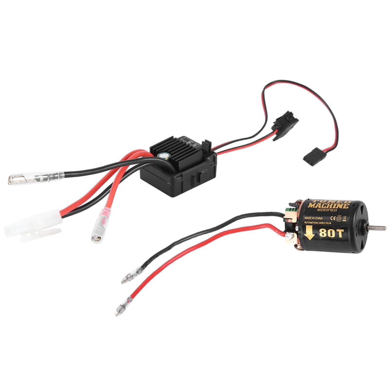 Aisuoka ESC 60A 2-3S LiPo – Contrôleur De Vitesse étanche Pour Voiture RC, Camion, Bateau, Compatible Axial