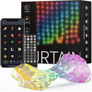 540 Leds Smart WiFi Curtain Lights Alexa Dynamic DIY Animated Color Changing Led Curtain String Window Light Remote Control Waterproof for Bedroom Wall Decor 5 x 6.6 FT
