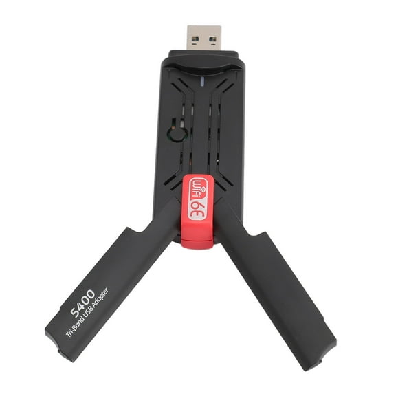 5400Mbps USB 3.0 WiFi Adapter, 2.4G/5G/6G <span Style="background:red"></span>,Band Wireless Network For Desktop Laptop