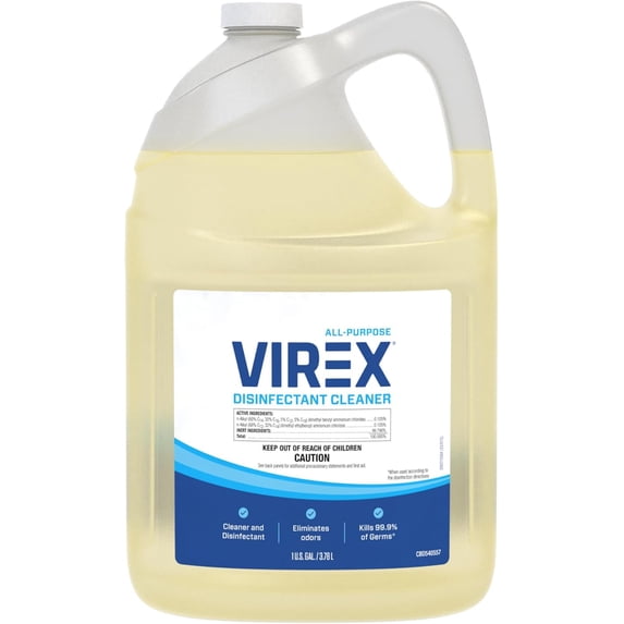 540557 All-Purpose Disinfectant Cleaner, multi-surface cleaning for home and commercial use, ready-to-use formula, lemon scent, 1 gallon