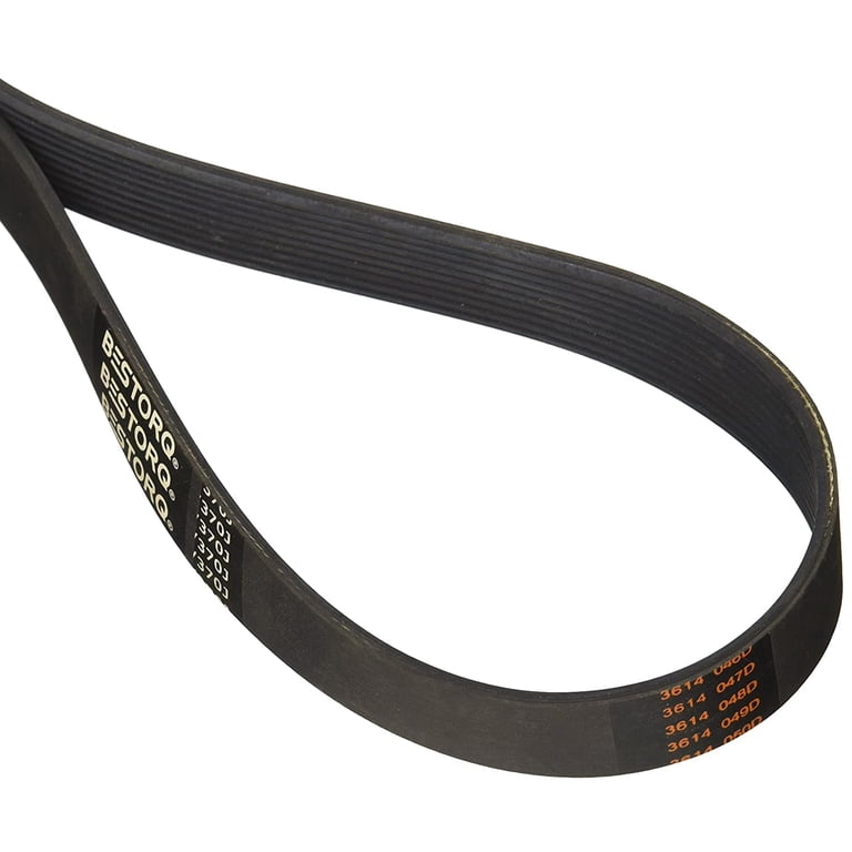 540J6 Rubber V-Belt, V-Ribbed, 6 Ribs, 54