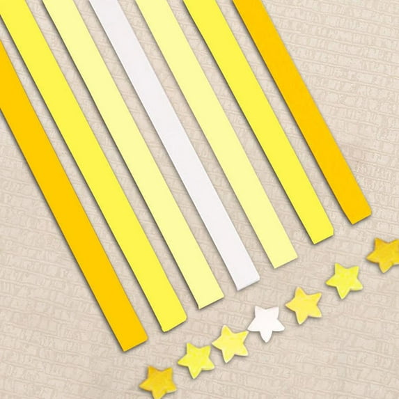 540Sheets Star Origami Paper,Assortment Color Star Paper Strip,Colorful Star Paper,Double Sided Star Paper Strips,Lucky Star Paper Strips,Folding Origami Star Paper,for DIY Hand Arts Crafting E7K5
