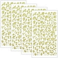 thumbnail image 1 of 540pcs Gold Letter Stickers, Glitter Cursive Alphabet Letter and Number Stickers Self Adhesive Script Alphabet Letter Stickers for Scrapbooking Grad Cap Decoration and DIY Crafts Making Supplies, 1 of 4