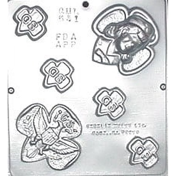 541 Girl Scout Pieces Chocolate Candy Mold