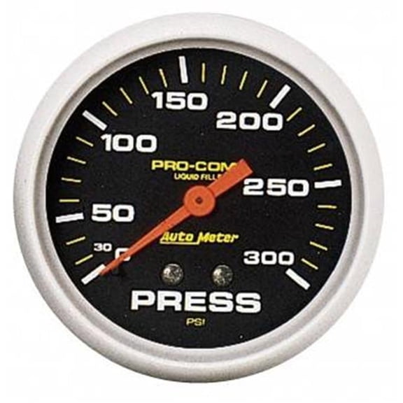 5423 Pro-Comp Liquid Filled Pressure Gauge - 2.62 in. - 0-300 PSI