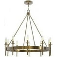 thumbnail image 1 of 54312-SB Craftmade Lighting Larrson - 12 Light Chandelier In Transitional Style-24 Inches Tall and 28.5 Inche Wide-Satin Brass Finish    -Traditional, 1 of 5