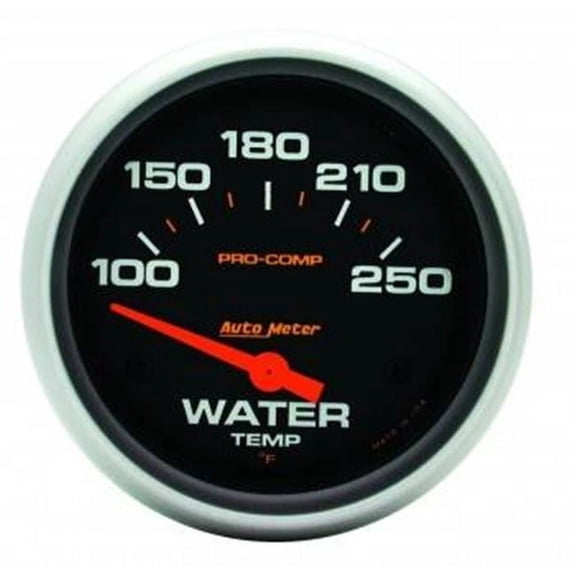 5437 Pro-Comp Electric Water Temperature Gauge - 2.62 in. - 100-250 deg