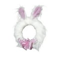 thumbnail image 1 of 545Cm Easter Plush Bunny Wreath With Fluffy Ears, Spring-Themed Decorative Door Sign, Perfect For Home And Office Window Displays And Party Decorations During Spring And Easter, 1 of 7