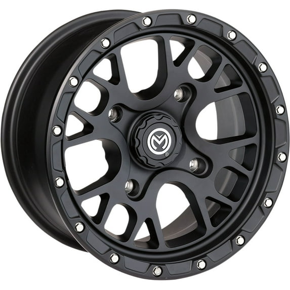 545X Wheel, 14x7 - 4+3 Offset - 4/110 - Satin Black