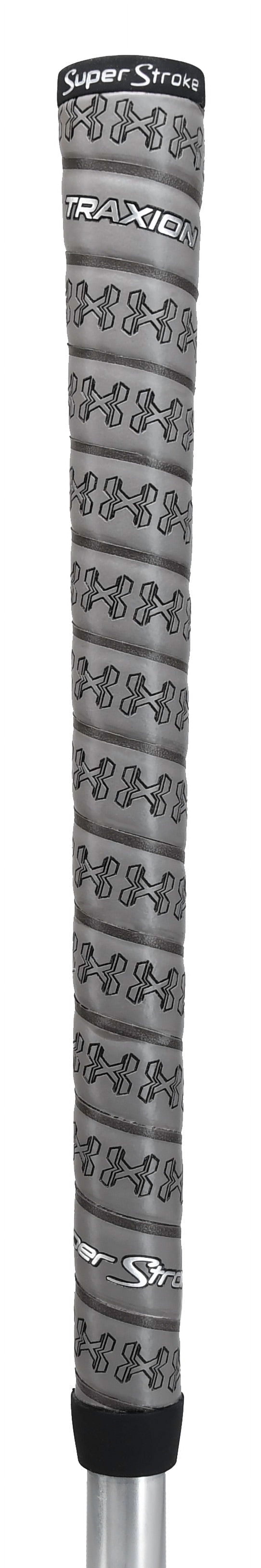 (546114) SuperStroke Traxion Wrap Golf Club Grip, GrayStandard